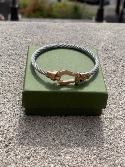 Élian - Steel Cable Bracelet for Men